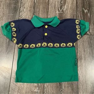 Vintage Oshkosh Kids Polo Shirt 12M Made In USA